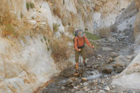 Death Valley, rock skipping, 2024 March