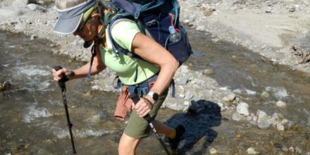 Death Valley Wilderness, Cindy's 1st hike with Garmin watch, 2024 March