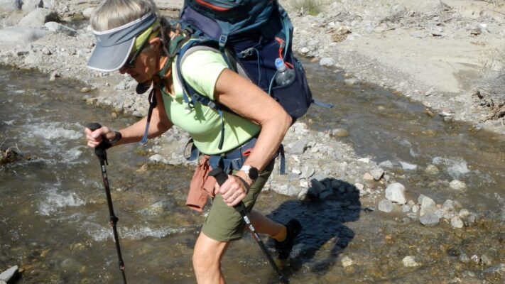 Death Valley Wilderness, Cindy's 1st hike with Garmin watch, 2024 March