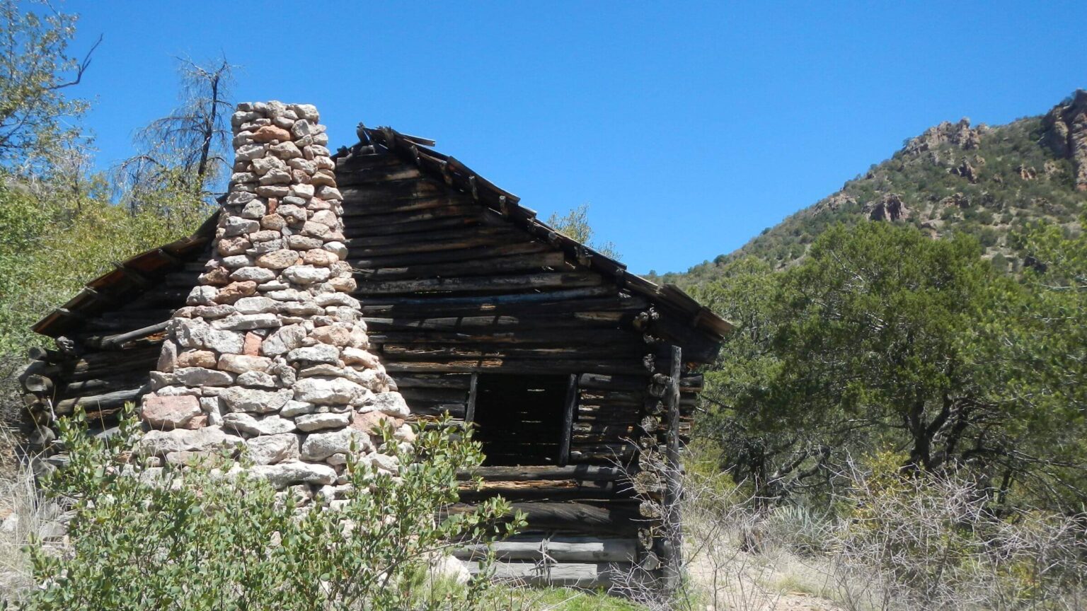 Galiuro Wilderness, Power Cabin, April 2024