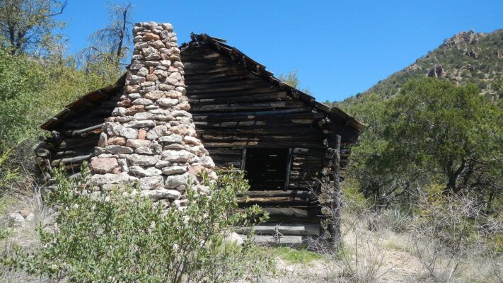 Galiuro Wilderness, Cindy missed Powers Cabin junction, 2024 April