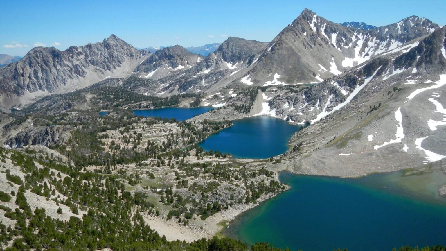 Idaho Cecil D. Andrus-White Clouds Wilderness, Big Boulder Lakes, July
